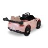 Toyz Volti rosa, detalle interior ecopiel con cinturón y volante multimedia