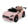 Coche eléctrico infantil Toyz Volti rosa con puertas abatibles, vista frontal