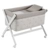 Minicuna Tijera Madera Abete Beige/bco 55x87x74 Cm - Cambrass