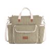 Bolso Maternal Pack Soft Winter Kaki 16x43x37 Cm - Cambrass