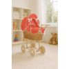 Carrito de Muñecas My Sweet Baby con Ropa de Cama Rojo - imagen 3