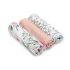 Paquete de 3 Pañales de Muselina Sensillo - Rosa