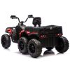 Cuatrimoto ATV a Batería con Remolque JC606 24V 4x4 Rojo