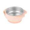 Cuenco de acero inoxidable Cat Rosa Kikkaboo - Alimentación bebé - imagen 3