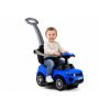 Correpasillos evolutivo azul Lean Cars con asa 85 cm y consola de 5 sonidos