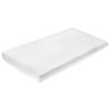 Sábana Impermeable Sensillo Frotte Blanca 120x60 para Bebé