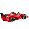 Coche de Carreras RC Efecto Humo Rojo