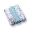 Pañales de Bambú Babyono 3 Piezas Azul - Suaves y Versátiles