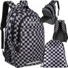 Mochila 30L Checkerboard Kruzzel - Mochila de Diseño para Bebé