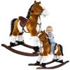 Caballo de Madera Balancín con Sonidos 74 cm