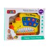Piano Educativo Eléctrico Locomotora Amarillo