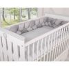 Protector de Cuna Knot Bumper Minky My Sweet Baby 180cm Gris - imagen 2