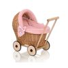 Cochecito de Muñecas Mimbre con Ropa de Cama My Sweet Baby