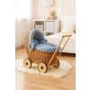 Carrito de muñecas My Sweet Baby con ropa, mimbre natural - imagen 3