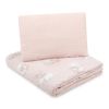 Set de cuna Bear and Rabbit de Sensillo, almohada y manta suaves.