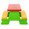 Juego de Mesa y Banco para Jardín Infantil Dorex Verde