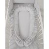 Baby Nest Premium Cocoon For Infants With A Ruffle My Sweet Baby- Grey