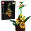 Bloques Construcción Floral en Maceta con 1608 Piezas