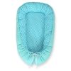 Baby Nest Double-sided Premium Cocoon For Infants Bobono- Mint Rosette