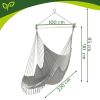 Silla colgante Gardlov - hamaca de jardín 2 en 1, gris - imagen 2