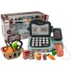 Caja registradora con micrófono y sonido para juegos educativos.