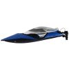 Barco a motor R/C 2.4G con luces 30 km/h azul