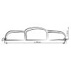 Protector de Cuna My Sweet Baby Universal - Corazón Melocotón - imagen 3