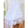 Moisés de Mimbre My Sweet Baby Deluxe Amelie Natural y Ropa Blanca