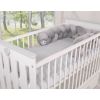 Protector de Cuna Knot Bumper Minky My Sweet Baby 180cm Gris - imagen 3