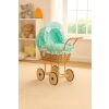 Carrito de muñecas de mimbre My Sweet Baby con ropa de cama - imagen 3