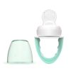 Chupete Alimentador de Silicona Dr brown`s en color verde, ideal para bebés.