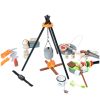 Set de Camping de Madera con Accesorios y Fogata - 45 Piezas