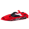 Barco de motor control remoto blanco y rojo 15cm