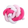 Protector de Cuna Knot Bumper My Sweet Baby - Rosa y Blanco