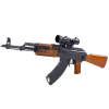 Rifle de Bolas de Agua AK con silenciador y cargador de tambor