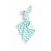 Doudou Conejito de Minky y Algodón My Sweet Baby - Mint Chevron