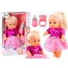 Muñeca con Vestido Rosa que Hace Sonido y Orina