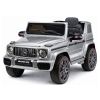 Coche de batería Mercedes AMG G 63 pintado en plata