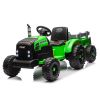 Tractor a Batería con Remolque Verde Claro 24V - imagen 2