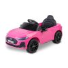 Coche eléctrico Audi A5L rosa Toyz con diseño atractivo y características seguras.