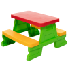 Juego de Mesa y Banco para Jardín Infantil Dorex Verde