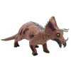 Figura de Dinosaurio Triceratops Grande con Sonido 36 cm Marrón