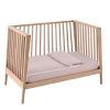 Saco de cuna Unic Cambrass 60x120 cm rosa, vista con relleno desenfundable