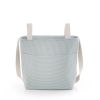 Bolso talega Taylor Cambrass color azul vichy, vista frontal