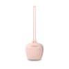 Portachupetes de silicona Babyono en rosa, práctico y seguro
