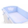 Protector de Cuna My Sweet Baby XXL Corazones Blancos y Azules