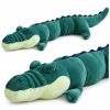Cocodrilo de peluche grande de 150 cm con detalles realistas.