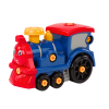 Locomotora de dibujos animados DIY azul marino