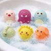Juguetes de baño educativos figuras de goma 6 piezas
