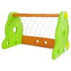 Portería de Fútbol Verde y Naranja para Niños